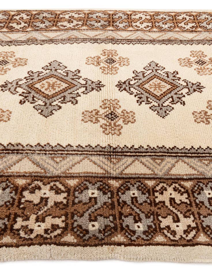 Detail image of 3' 1 x 6' 9  Hand Knotted Moroccan Wool Runner Rug