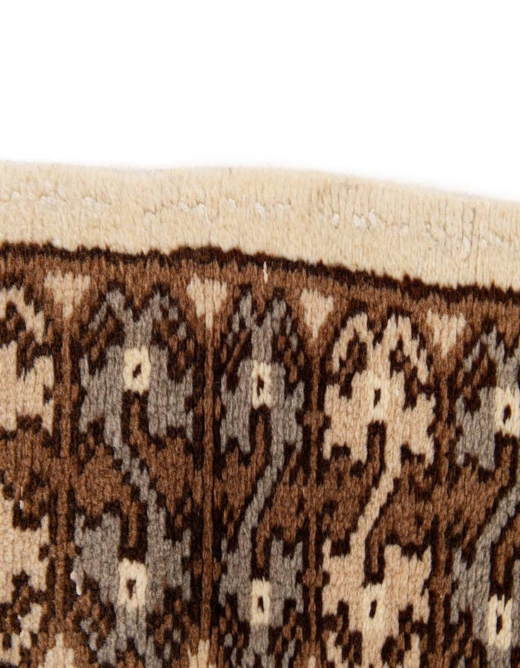 Detail image of 3' 1 x 6' 9  Hand Knotted Moroccan Wool Runner Rug