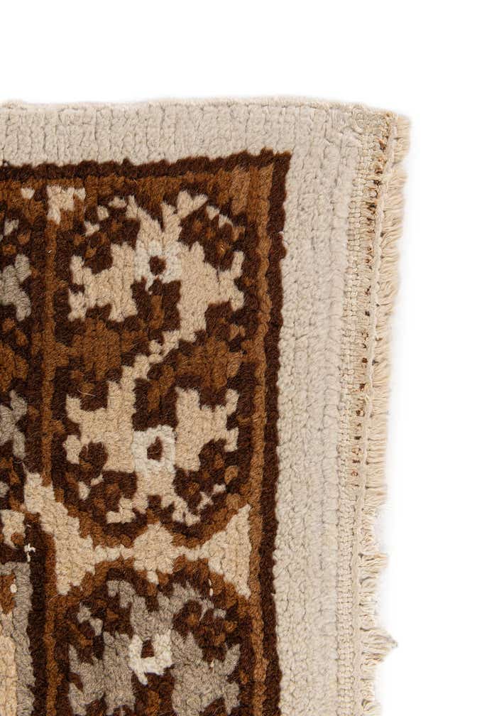 3' 1 x 6' 9 Hand Knotted Moroccan Wool Runner Rug