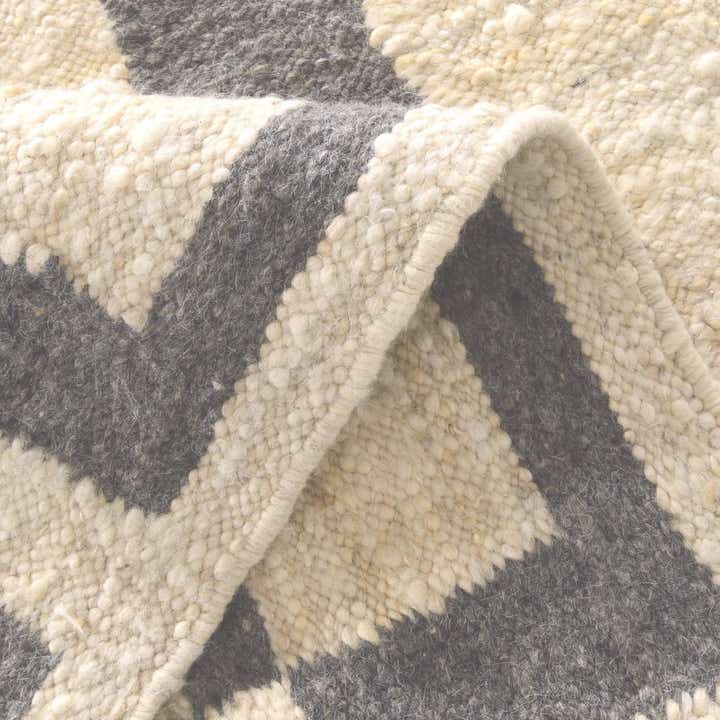 3' x 8' 2 Hand Knotted Moroccan Wool Runner Rug