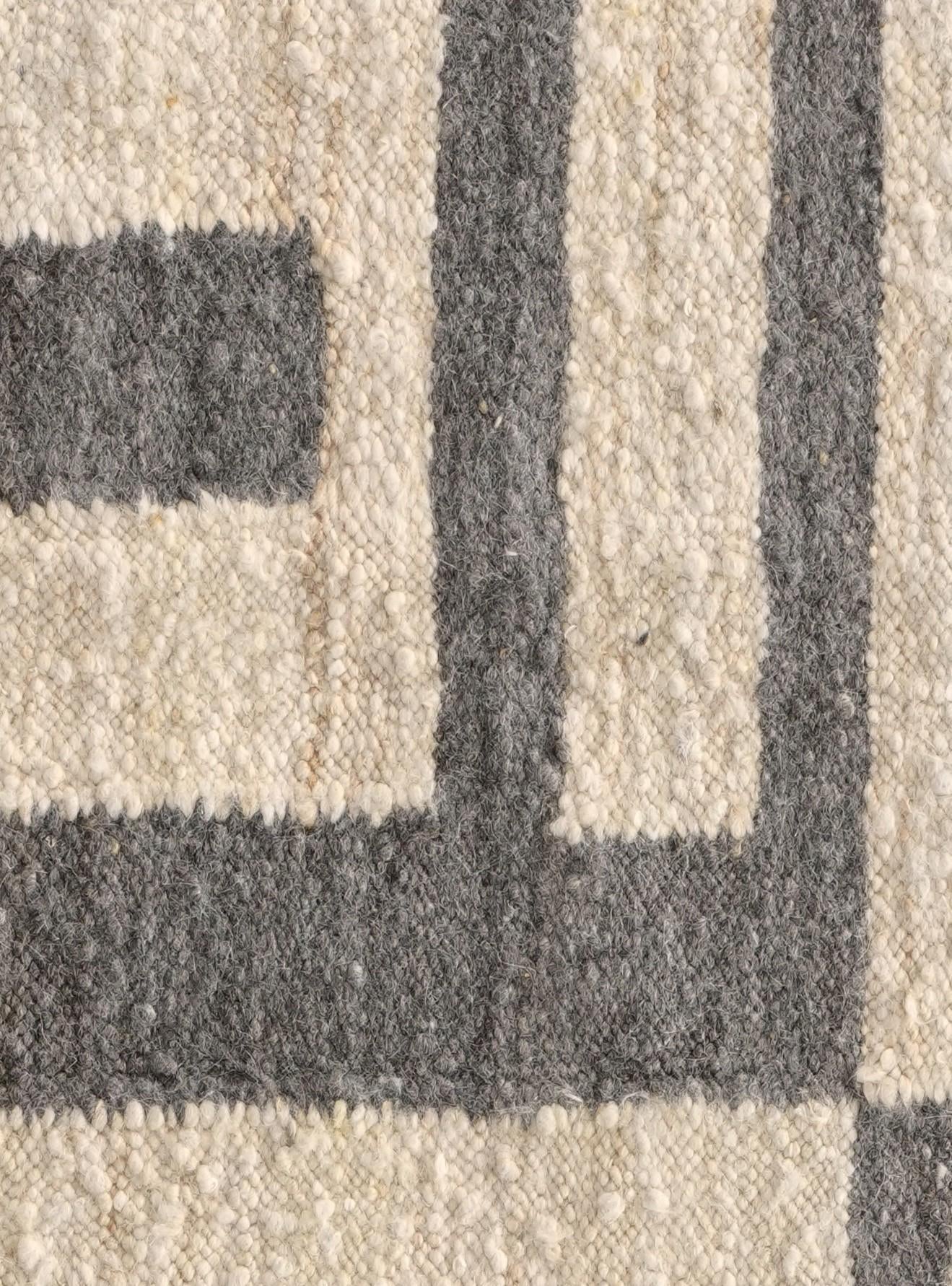 3' x 8' 2 Hand Knotted Moroccan Wool Runner Rug