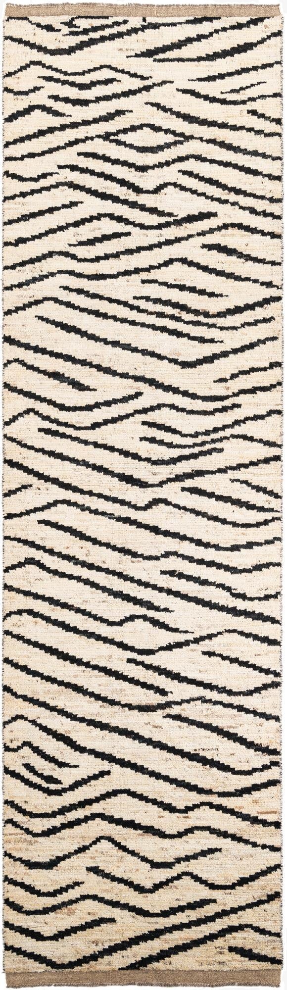 4' x 14' 7  Hand Knotted Moroccan Wool Runner Rug