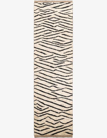 4' x 14' 7 Hand Knotted Moroccan Wool Runner Rug