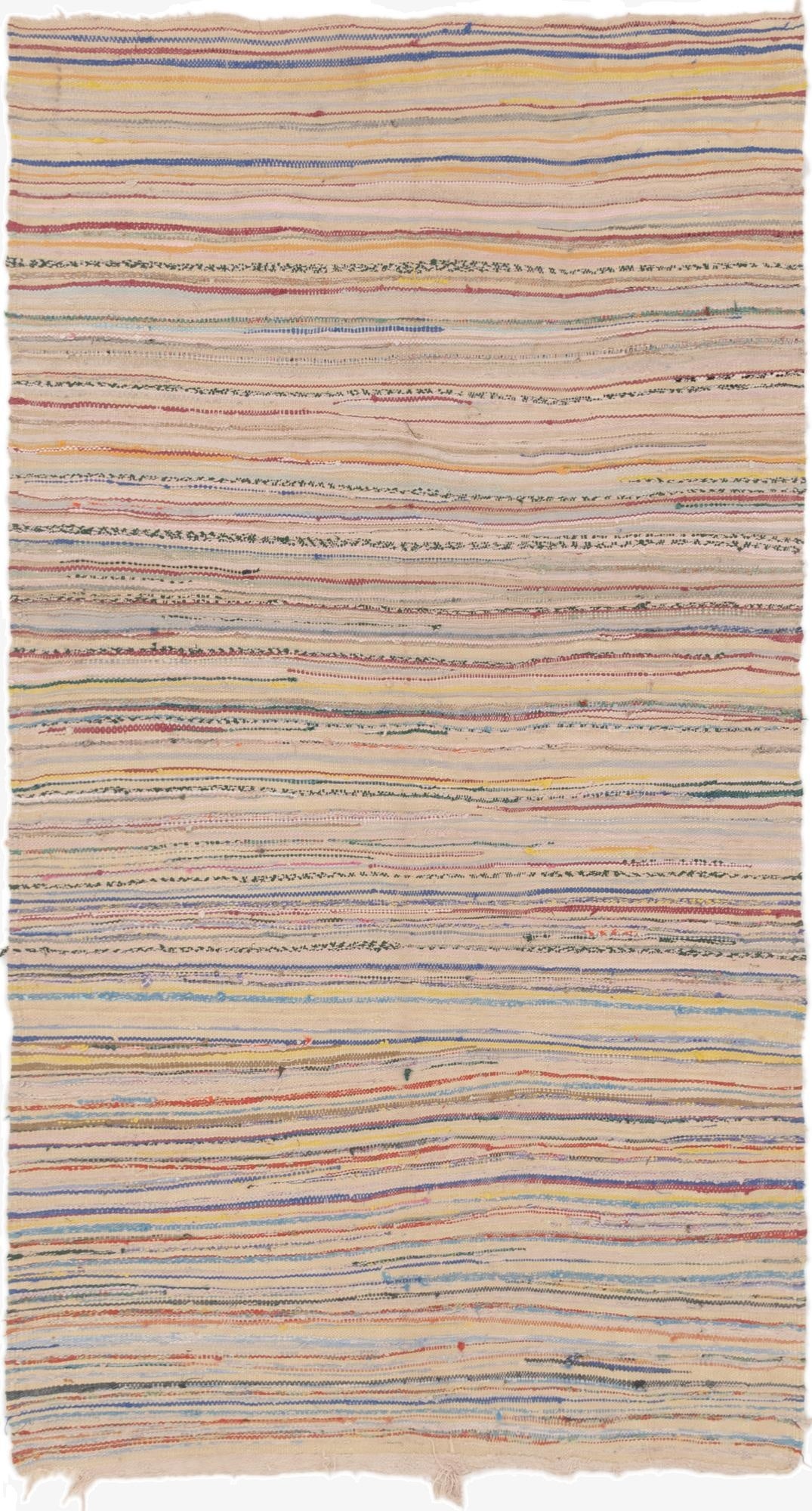 4' 6 x 8' 5  Hand Knotted Moroccan Wool Runner Rug