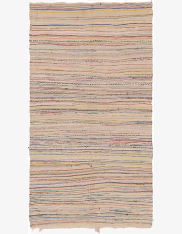 4' 6 x 8' 5 Hand Knotted Moroccan Wool Runner Rug