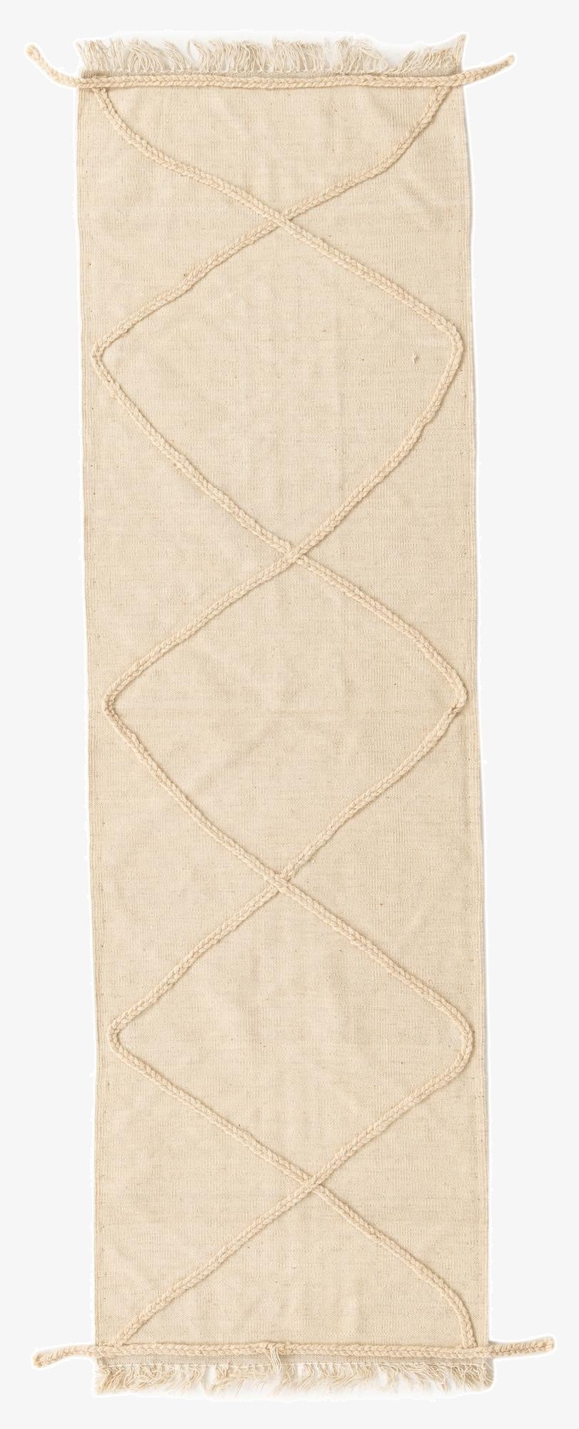 2' 6 x 8' 5  Hand Knotted Moroccan Wool Runner Rug