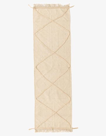 2' 6 x 8' 5 Hand Knotted Moroccan Wool Runner Rug