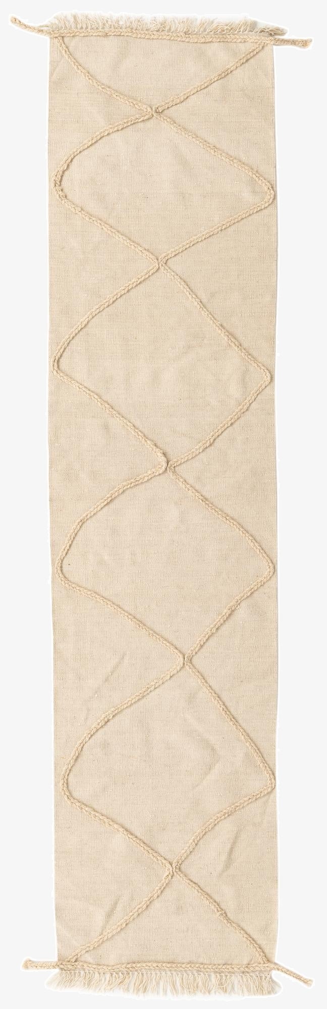 2' 5 x 10'  Hand Knotted Moroccan Wool Runner Rug