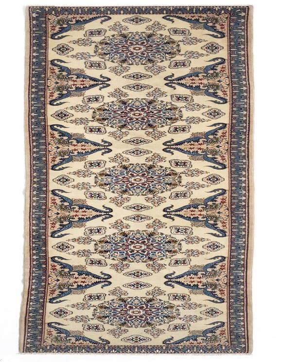 Detail image of 2' 11 x 13' Nain Wool Runner Rug
