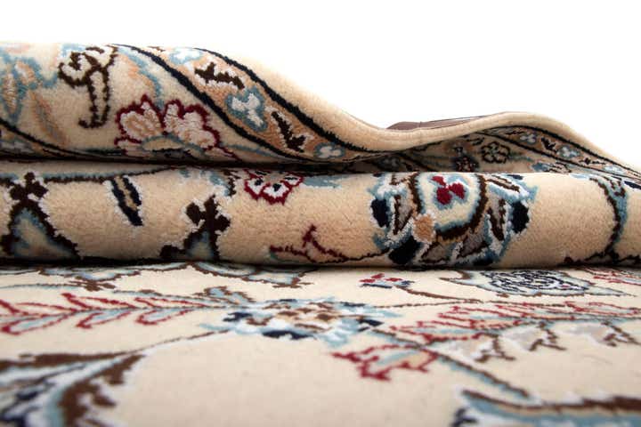 2' 11 x 9' 2 Hand Knotted Nain Persian Wool Runner Rug