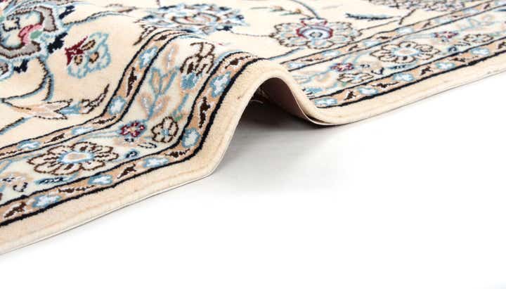 2' 11 x 9' 2 Hand Knotted Nain Persian Wool Runner Rug