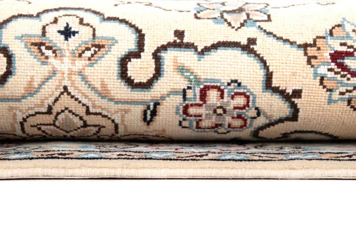 2' 11 x 9' 2 Hand Knotted Nain Persian Wool Runner Rug