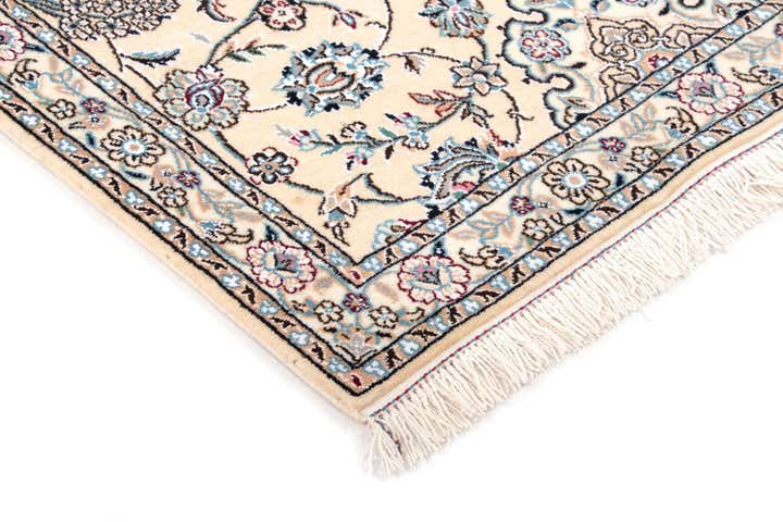 2' 11 x 9' 2 Hand Knotted Nain Persian Wool Runner Rug