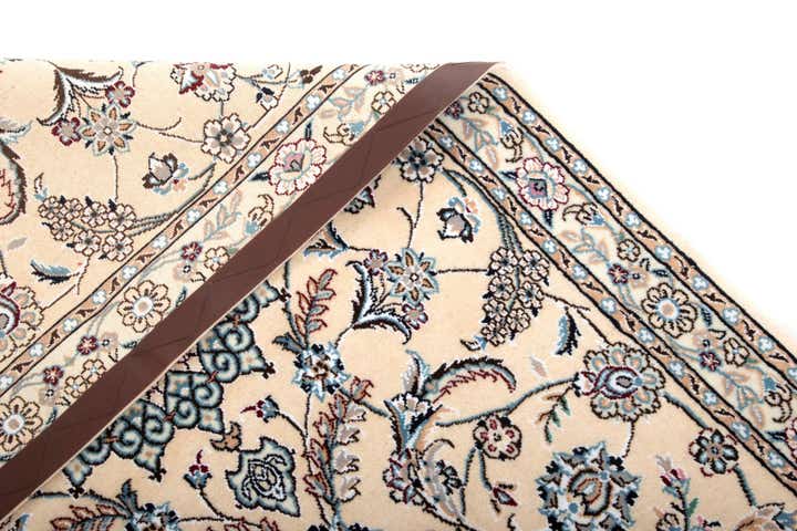 2' 11 x 9' 2 Hand Knotted Nain Persian Wool Runner Rug