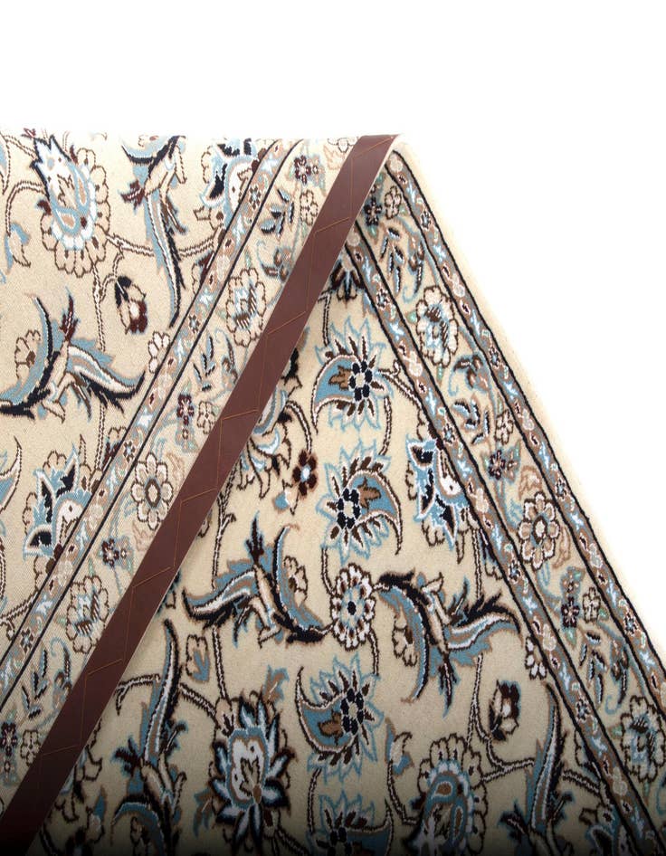 Detail image of 2' 11 x 12' 7  Hand Knotted Nain Persian Wool Runner Rug