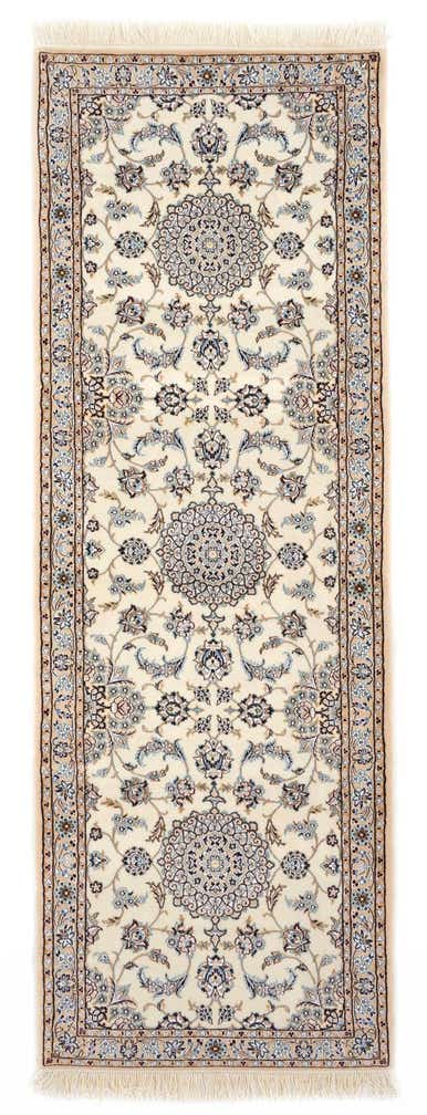 3' 6 x 9' 10 Hand Knotted Nain Persian Wool Runner Rug
