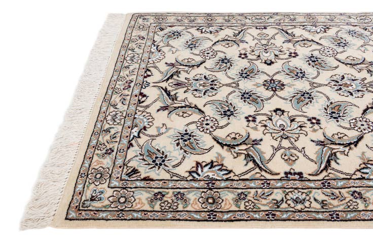 Detail image of 3' x 13' 2 Hand Knotted Nain Persian Runner Rug