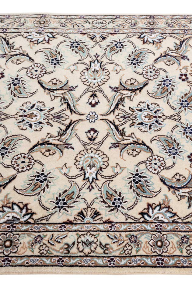 Detail image of 3' x 13' 2 Hand Knotted Nain Persian Runner Rug