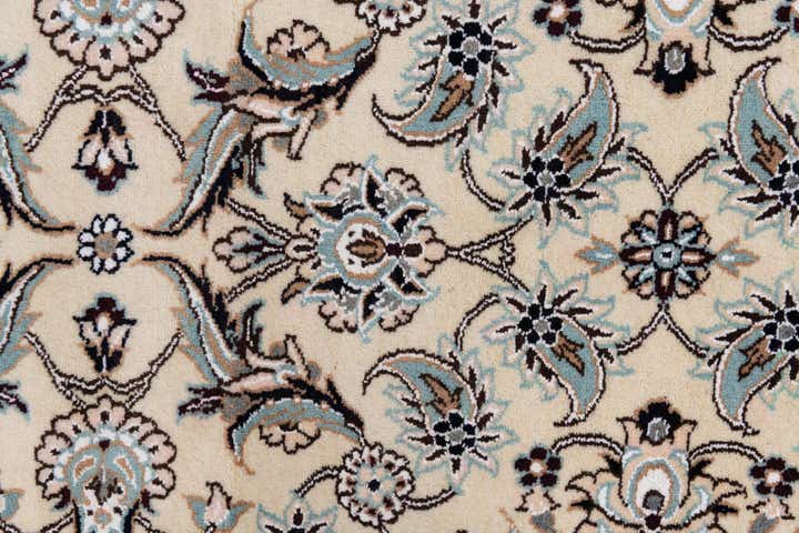 3' x 13' 2 Hand Knotted Nain Persian Runner Rug