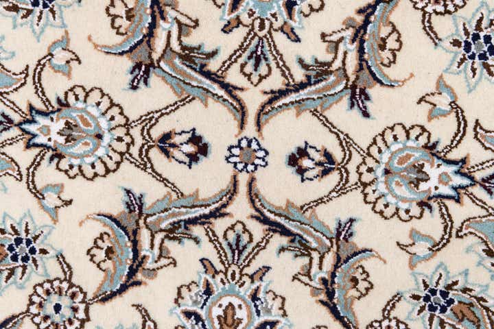 3' x 13' 2 Hand Knotted Nain Persian Runner Rug