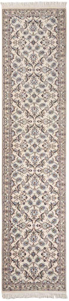 3' x 13' 2 Hand Knotted Nain Persian Runner Rug