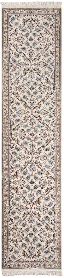 Detail image of 3' x 13' 2 Hand Knotted Nain Persian Runner Rug