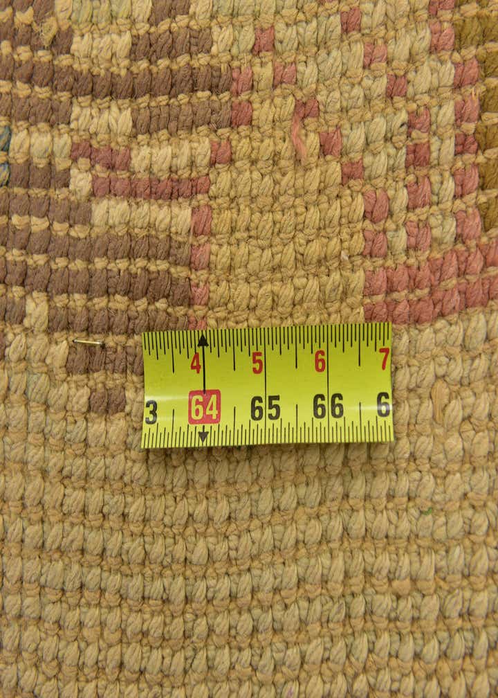 4' 3 x 8' 2 Hand Knotted Oushak Wool Runner Rug