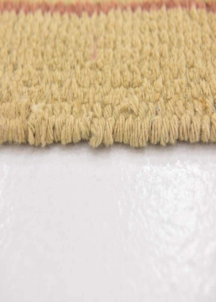 4' 3 x 8' 2 Hand Knotted Oushak Wool Runner Rug