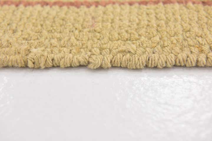 4' 3 x 8' 2 Hand Knotted Oushak Wool Runner Rug