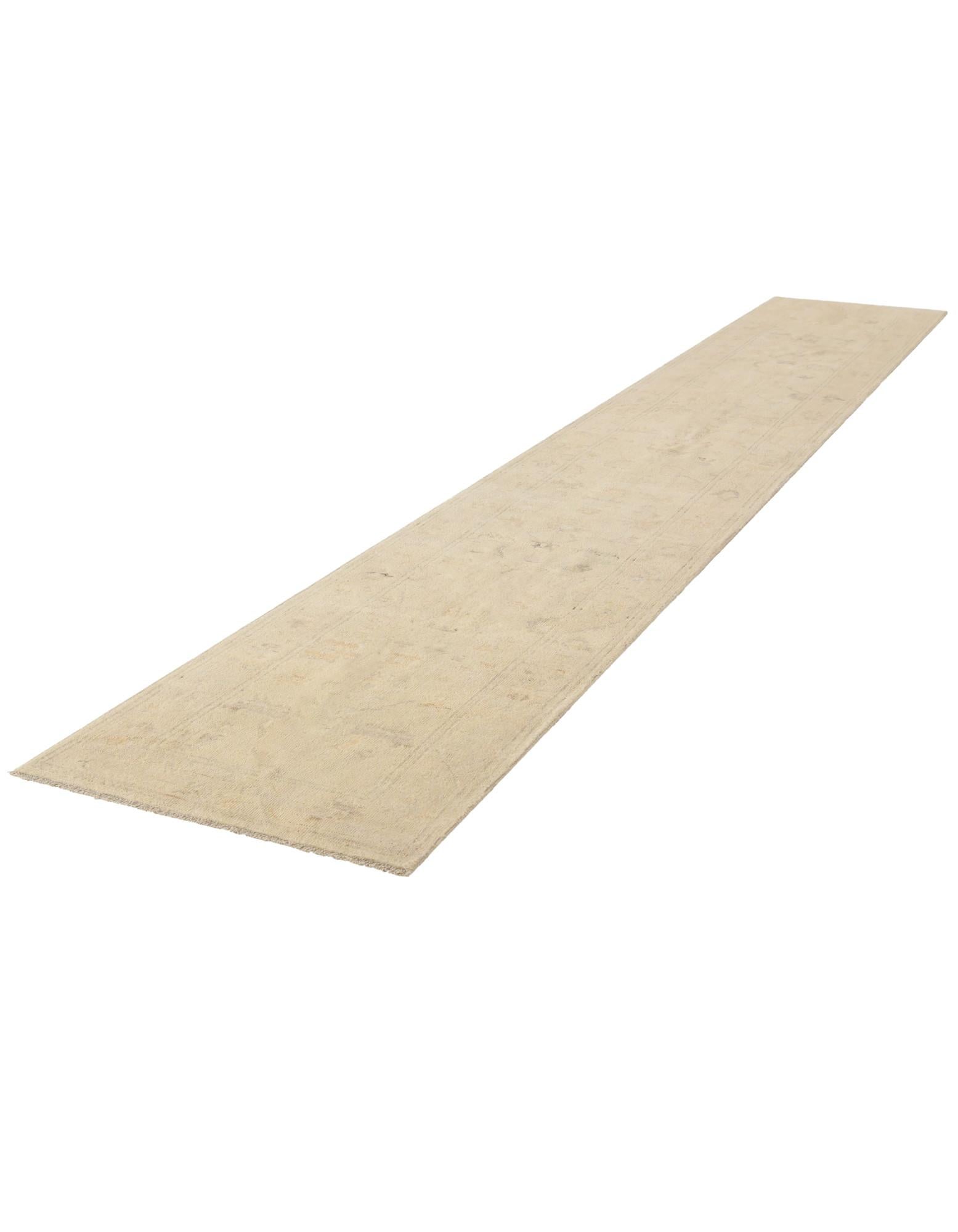 2' 7 x 16' 4 Hand Knotted Oushak Wool Runner Rug
