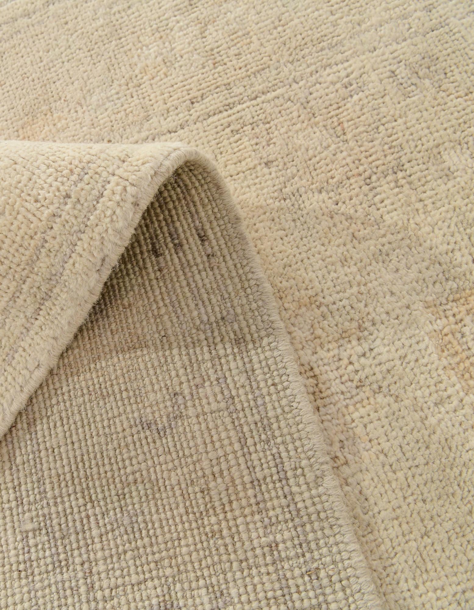 2' 7 x 16' 4 Hand Knotted Oushak Wool Runner Rug