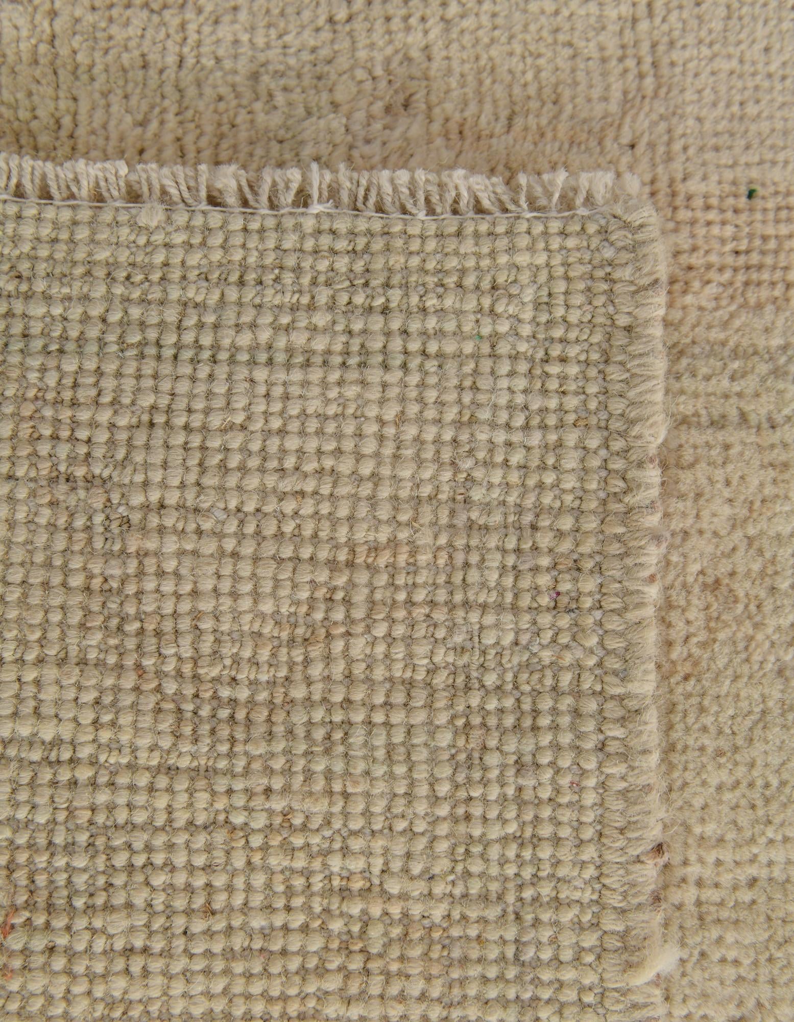 2' 7 x 16' 4 Hand Knotted Oushak Wool Runner Rug