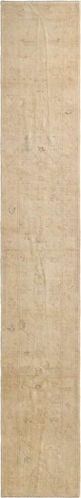 2' 7 x 16' 4 Hand Knotted Oushak Wool Runner Rug