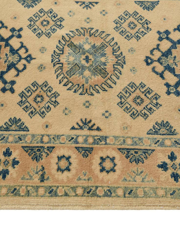 Detail image of 2' 8 x 6' 4  Hand Knotted Oushak Wool Runner Rug