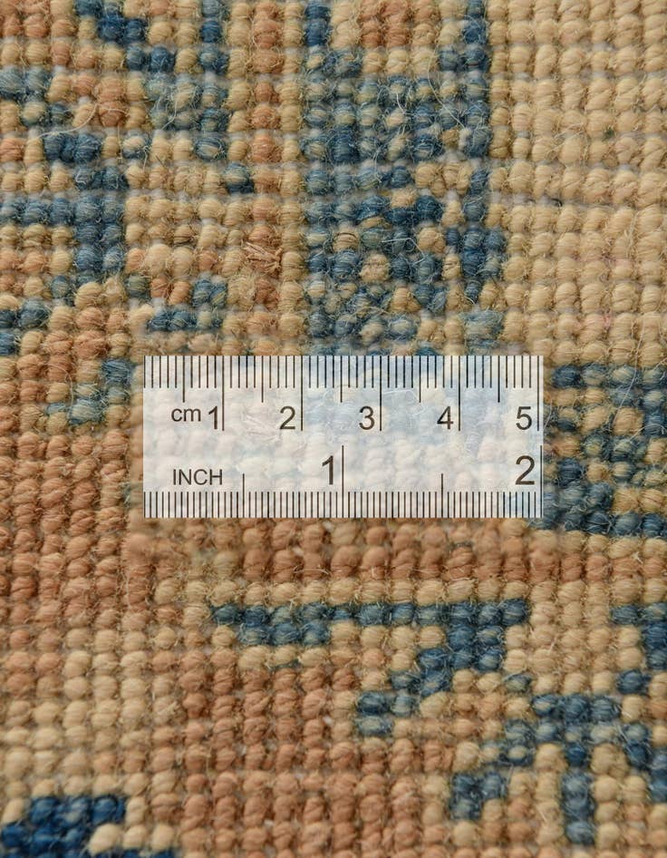 Detail image of 2' 8 x 6' 4  Hand Knotted Oushak Wool Runner Rug