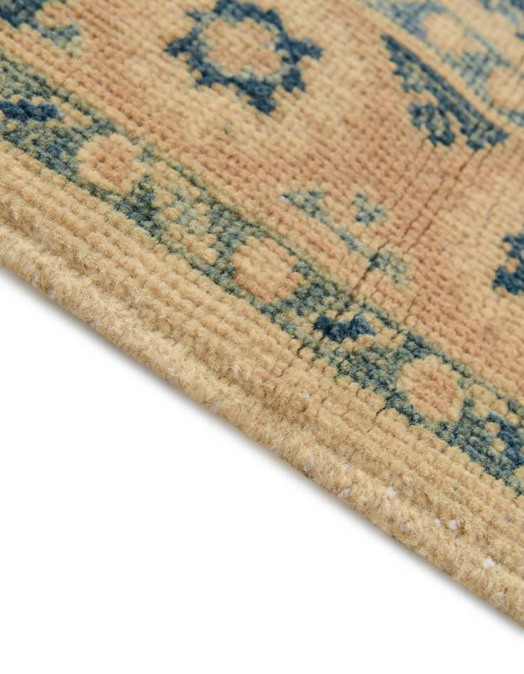 Detail image of 2' 8 x 6' 4  Hand Knotted Oushak Wool Runner Rug