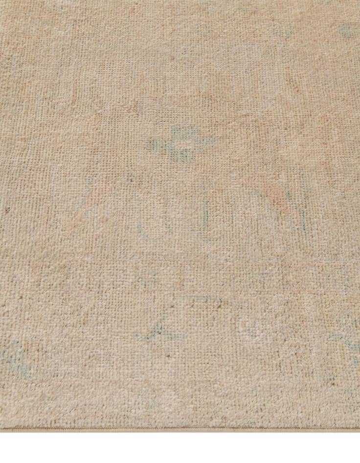 Detail image of 2' 9 x 11' 11  Hand Knotted Oushak Wool Runner Rug