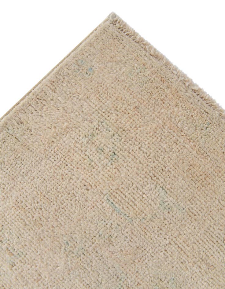 Detail image of 2' 9 x 11' 11  Hand Knotted Oushak Wool Runner Rug