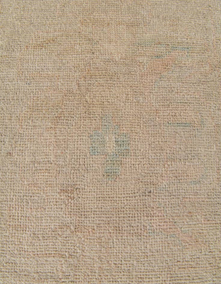 Detail image of 2' 9 x 11' 11  Hand Knotted Oushak Wool Runner Rug