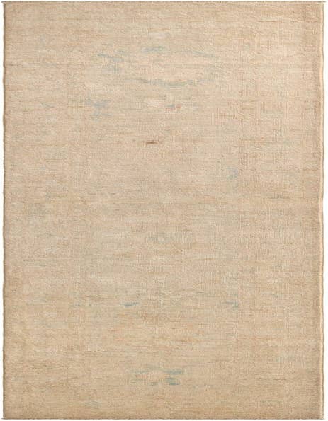 Detail image of 2' 9 x 11' 11 Hand Knotted Oushak Wool Runner Rug