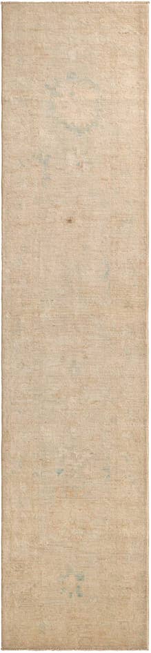 Detail image of 2' 9 x 11' 11 Hand Knotted Oushak Wool Runner Rug