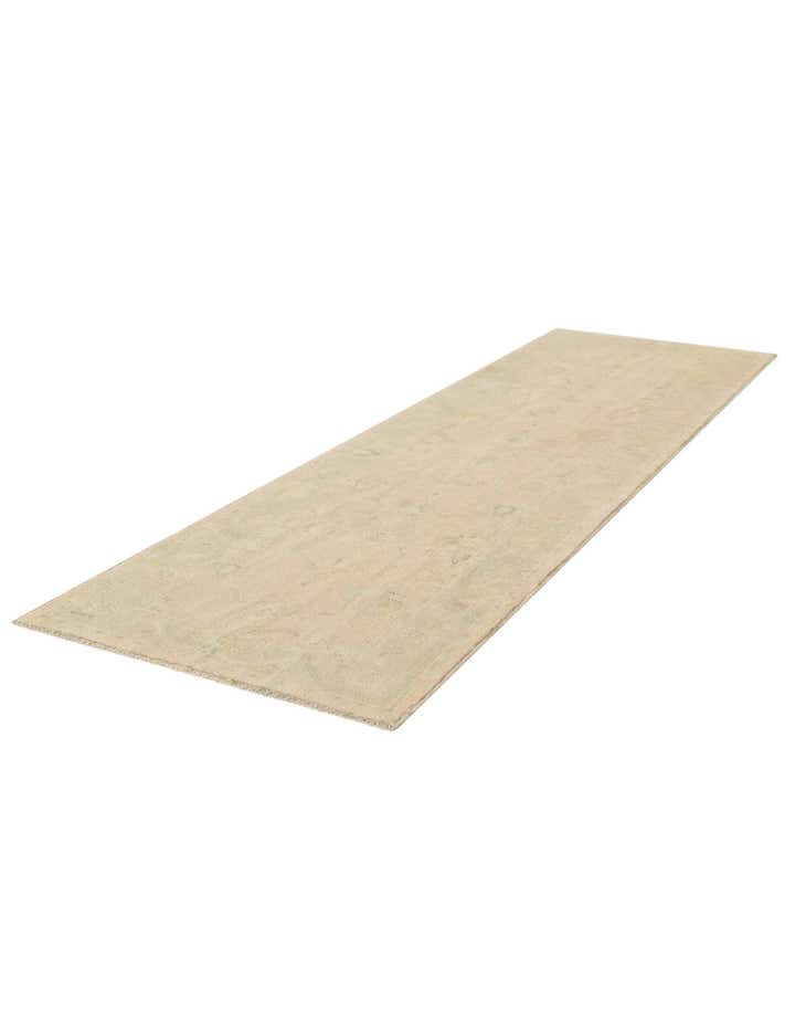 2' 10 x 9' 8 Hand Knotted Oushak Wool Runner Rug