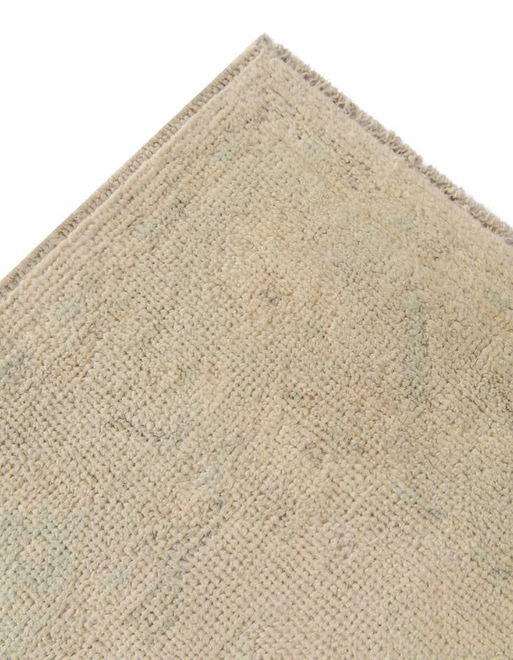 Detail image of 2' 10 x 9' 8 Hand Knotted Oushak Wool Runner Rug