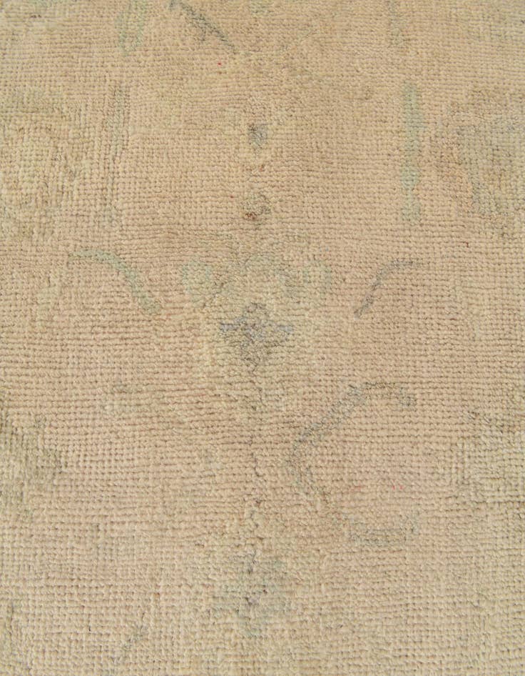 Detail image of 2' 10 x 9' 8 Hand Knotted Oushak Wool Runner Rug