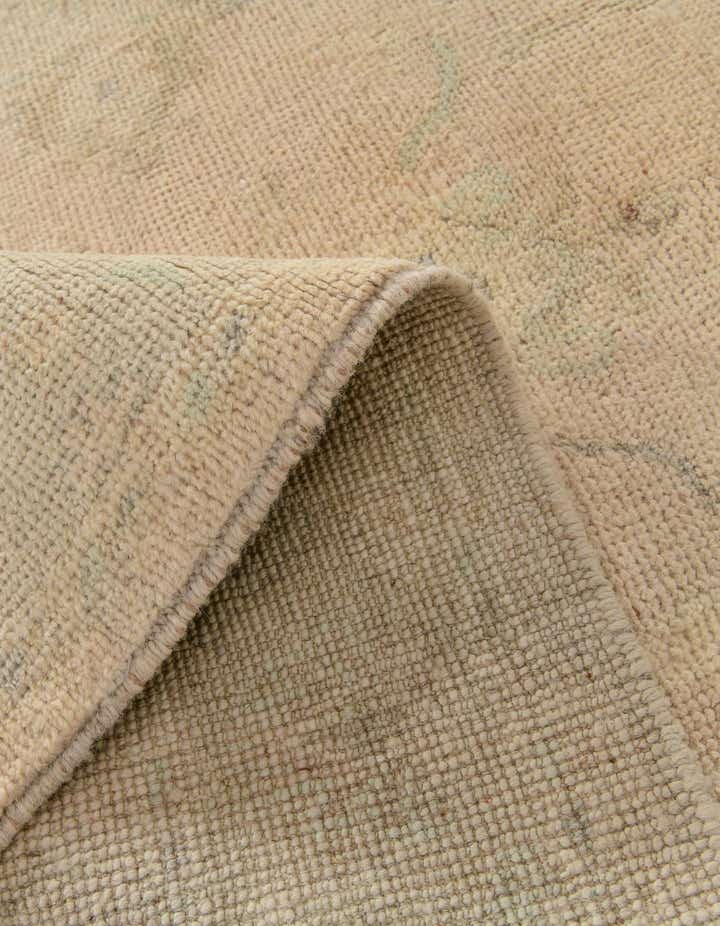 2' 10 x 9' 8 Hand Knotted Oushak Wool Runner Rug