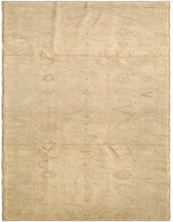Detail image of 2' 10 x 9' 8 Hand Knotted Oushak Wool Runner Rug