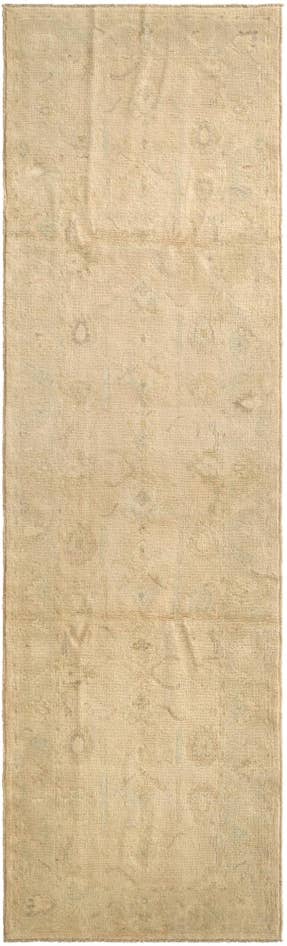 Detail image of 2' 10 x 9' 8 Hand Knotted Oushak Wool Runner Rug