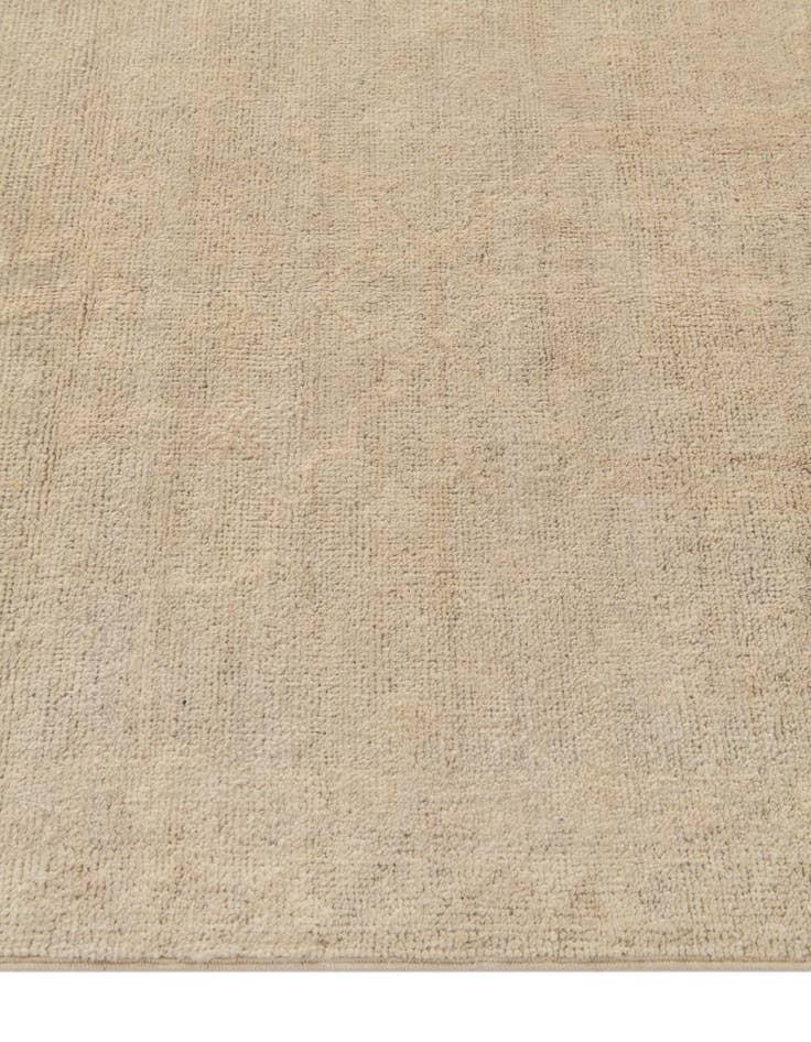 Detail image of 3' 2 x 11' 7  Hand Knotted Oushak Wool Runner Rug