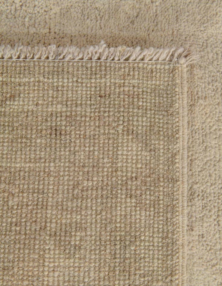 Detail image of 3' 2 x 11' 7  Hand Knotted Oushak Wool Runner Rug