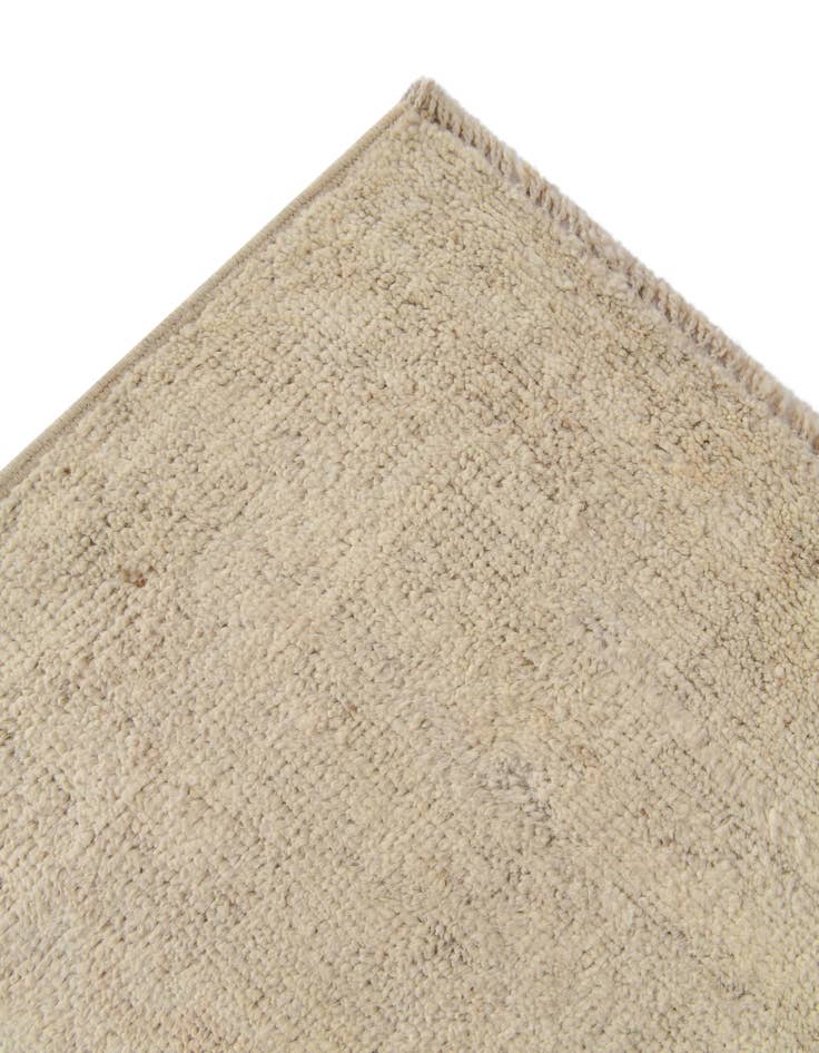 Detail image of 3' 2 x 11' 7 Hand Knotted Oushak Wool Runner Rug